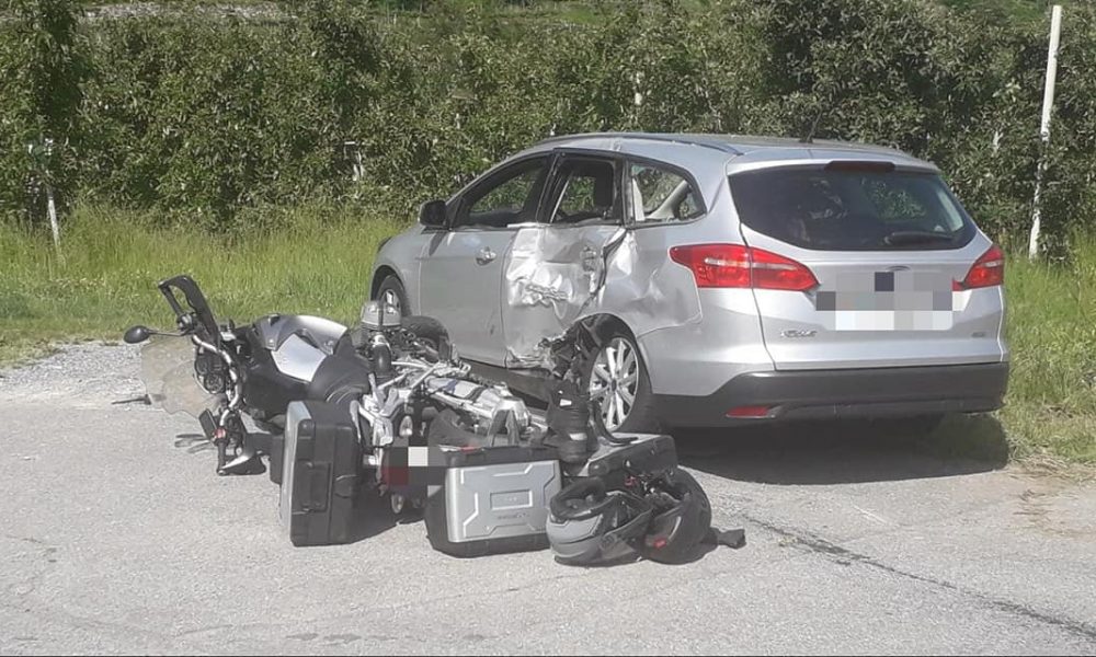 Scontro Tra Un'auto E Una Moto In Val Pusteria: Un Ferito - La Voce Di ...