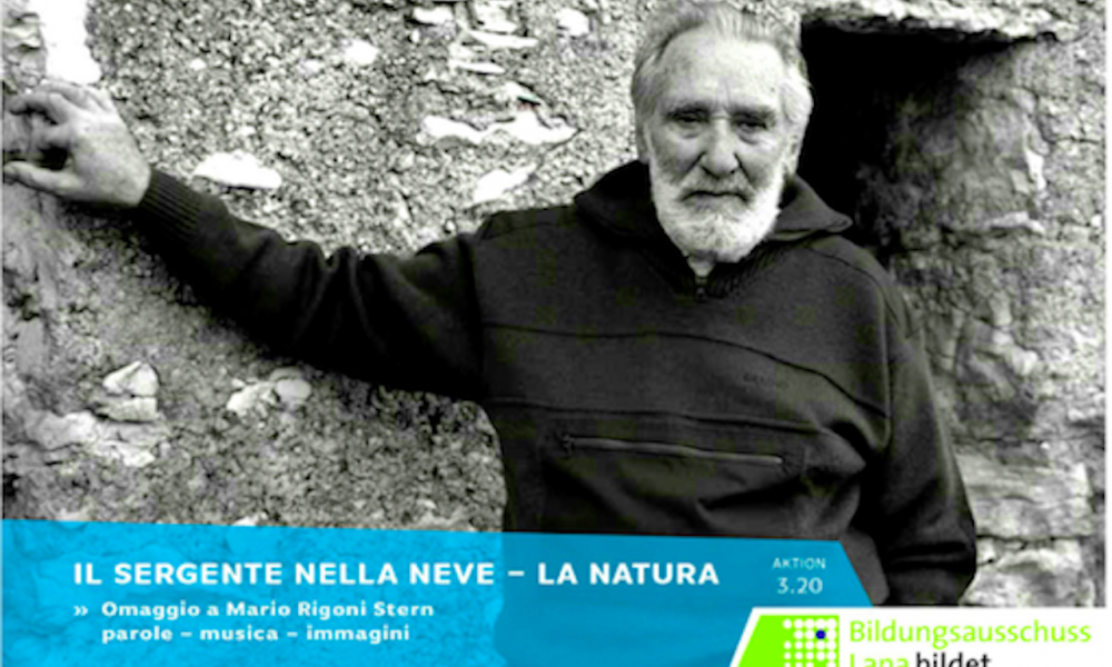 A Lana con «Il Sergente nella neve · La Natura»: omaggio multimediale a Mario  Rigoni Stern - La voce di Bolzano